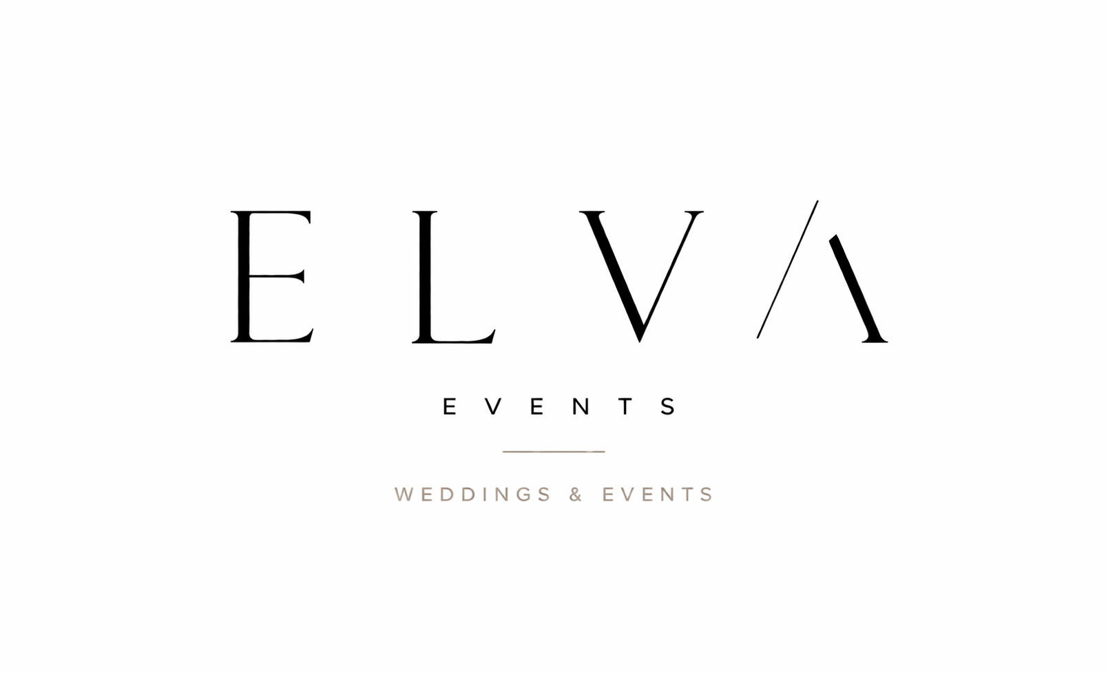 logo elegante de eventos minimalista